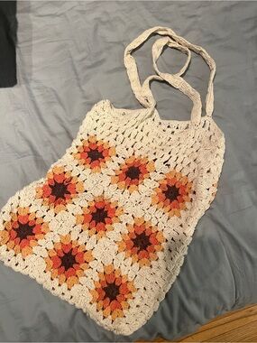 Granny Square Handmade Crochet Bag